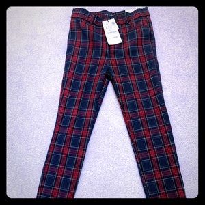 Zara plaid leggings